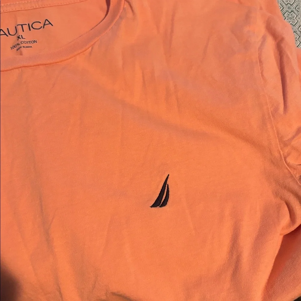 Nautica Men's Coral Short Sleeve Tee
